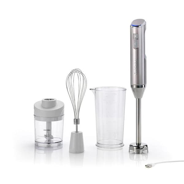 Trådlös stavmixer - CUISINART - RHB100E - Silver - 1 hastighet - 2 blad