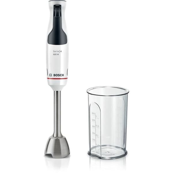 Stavmixer - BOSCH - MSM4W210 ErgoMaster - 600W motor - 4 QuattroBlade blad - Avtryckarhastighetsspak + turbo