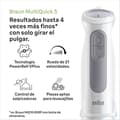 Miniatyrbild 2 av 2: Handmixare - BRAUN - MultiQuick 5 MQ 50.001 - 1000W - 21 hastigheter + Turbo - PowerBell Plus-teknologi