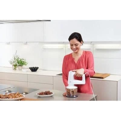 MultiMix 3 elektrisk mixer och mixer - BRAUN - HM3105WH - 500W - 5 hastigheter + Pulse - PowerBell
