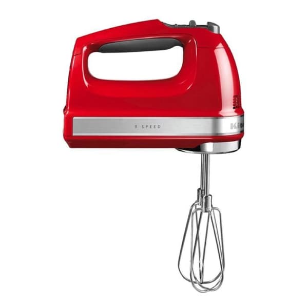 Handmixer - KITCHENAID - 5KHM9212EER - 9 hastigheter - Turbovispar i rostfritt stål