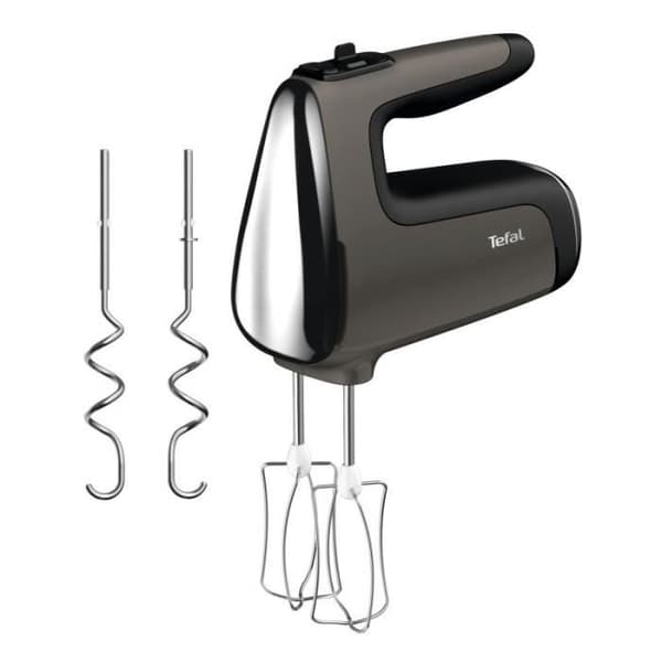 Tefal Powermix Silence blandare Robotblandare 600 W Svart, Grå - HT654E38