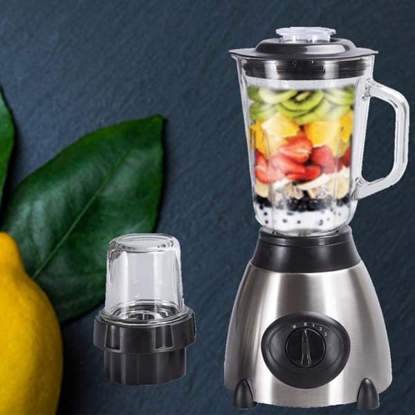 TD® Blender Multifunktionsmixer - 1,5L - Rostfritt stål - Matberedare 230V strömförsörjning Rostfritt ståldesign - Juice Shaker