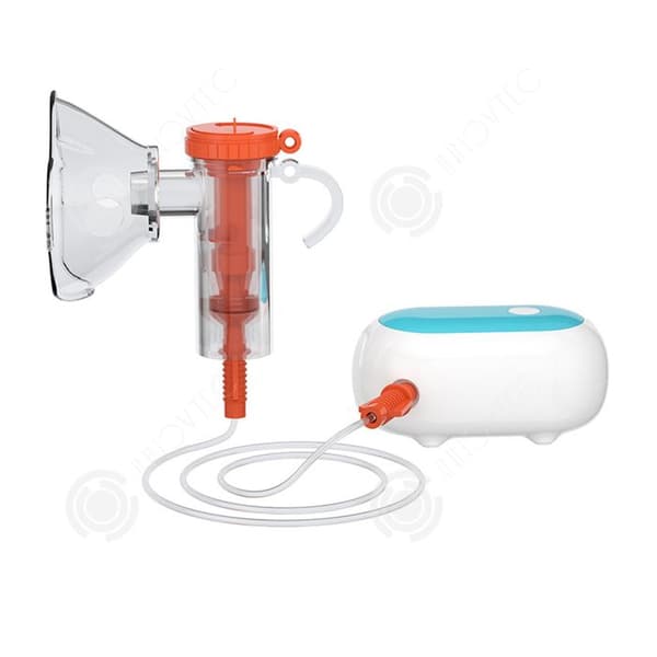 INN Nebulisator 12x5,5x7,3cm Handhållen Bärbar Nebulisator Uppladdningsbar USB Inhalator för kall dimma för barn Vuxen