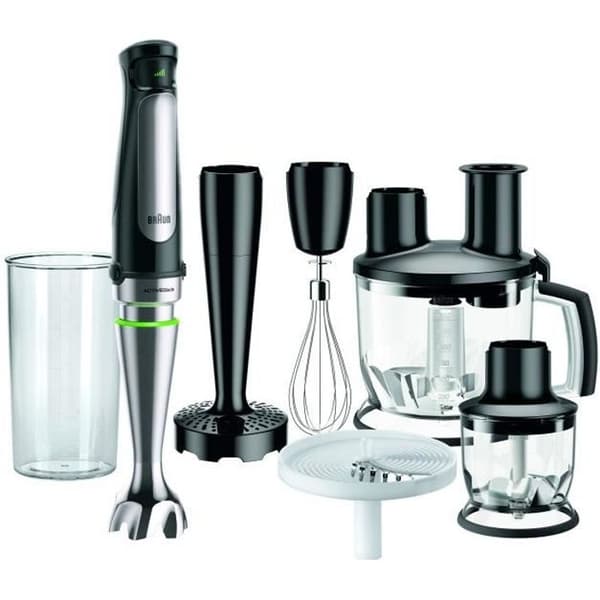 Braun Multiquick 7 MQ 7087X stavmixer med ActiveBlade-teknik, kvarn, visp och matberedare med 11 tillbehör nr