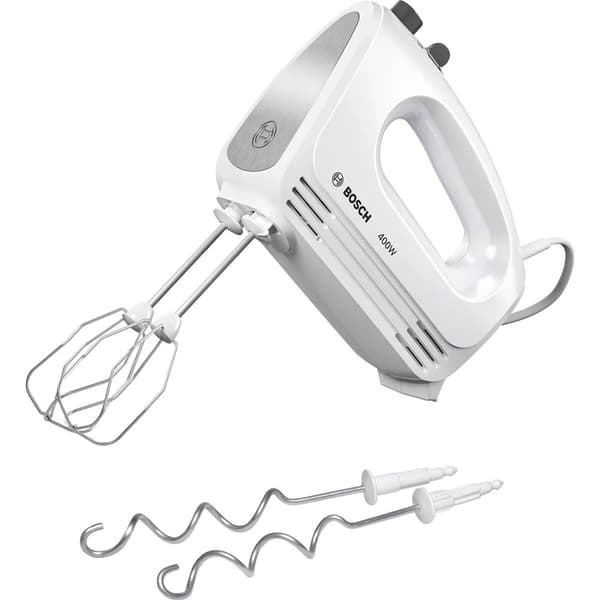 Bosch sähkövatkain CleverMixx - 400 W - 4 nopeutta - Taikinakoukulla ja vatkaimilla varustettuna