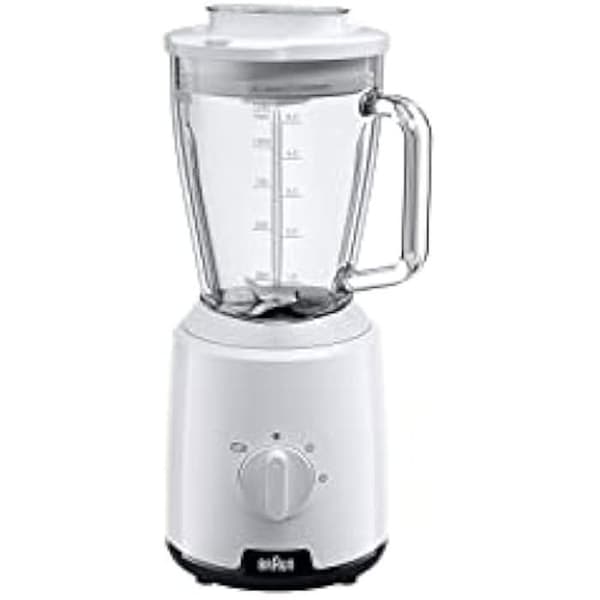 Mixer / mixer - BRAUN - Liquidificadora JB1050WH - 2 hastigheter och iskrossningsfunktion - Vit