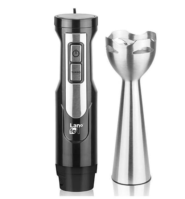 Blender Lafe - LAFBLE46742 - BRK-003A mixer 0,6 L Immersionsmixer Svart, Silver, Transparent 800 W