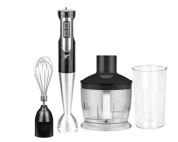 Blender Lafe - LAFBLE46742 - BRK-003A mixer 0,6 L Immersionsmixer Svart, Silver, Transparent 800 W
