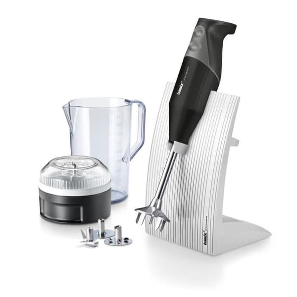 Mixerstav - Bamix - Swissline M200 - Svart - 200 W - Med tillbehör och smarta hjälpmedel