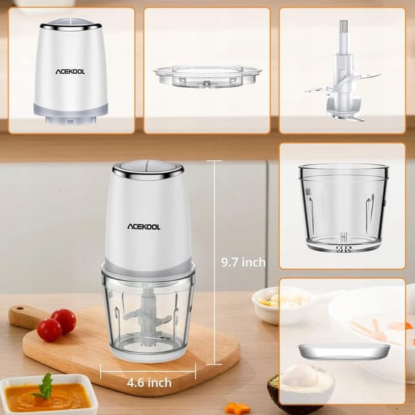 Acekool 300 W Kandeblender Hvid