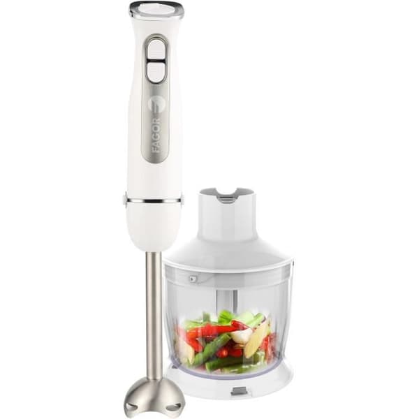 Set stavmixare - FAGOR - FG349 – 1000 W – 12 hastigheter + puls - Vit