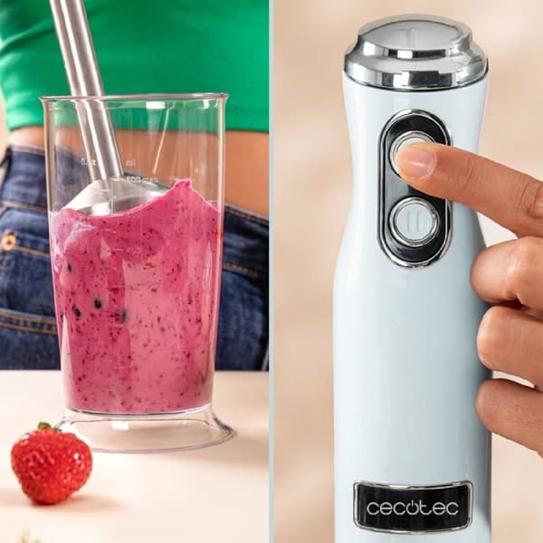 Cecotec stavmixer Power RetroBlue 1200MAX Cream &amp; Crush