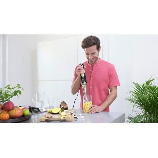 BRAUN MQ 9187 XLI stavmixer - 1200W - 3 hastighetslägen - Svart