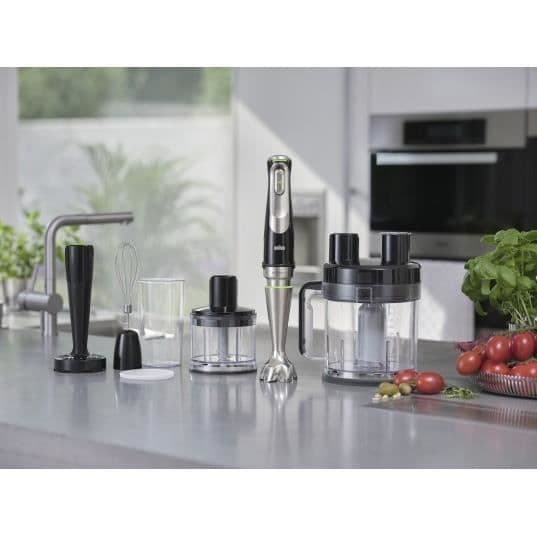 BRAUN MQ 9187 XLI stavmixer - 1200W - 3 hastighetslägen - Svart