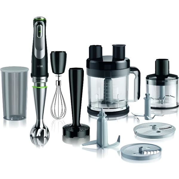 BRAUN MQ 9187 XLI stavmixer - 1200W - 3 hastighetslägen - Svart