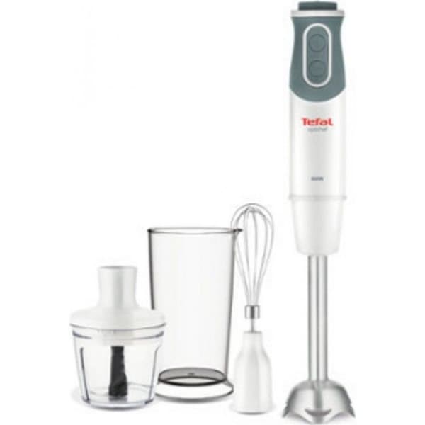 Tefal hb643138 stavmixer 0.8l 800W metallisk kvarts, vit mixer