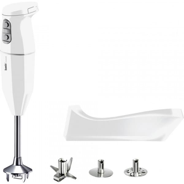 Bamix Cordless PLUS -sladdlös stavmixer, vit