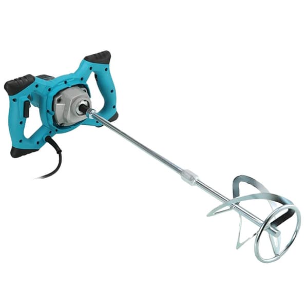 Elektrisk Cementblander, 2100W Effekt, 6 Variable Hastigheder,Blå, EU