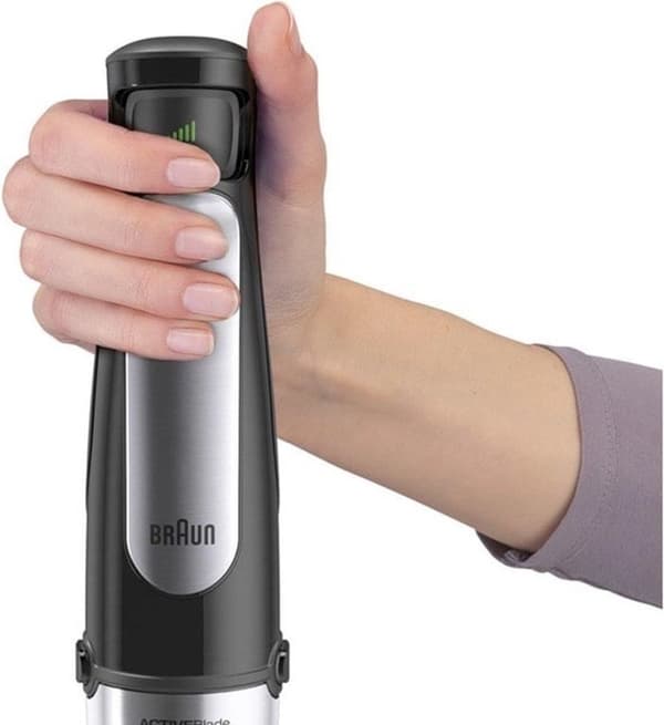 Braun MultiQuick 7 MQ 7045X 1,25 L Stavblender 1000 W Sort, Rustfrit stål