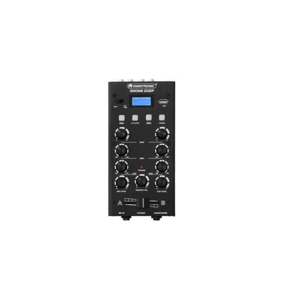 Mixerk - OMNITRONIC - Gnome-202p - Svart - Liten hushållsapparat - Elektrisk effekt