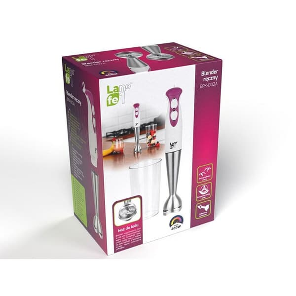 Glasmixer Lafe LAFBLE46741 Vit Grå 400 W
