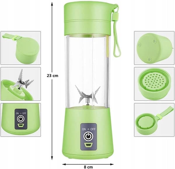 BLENDER SMOOTHIE HANDMIXER BÄRBAR TRÅDLÖS GÅVA