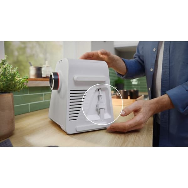 Kötthackare BOSCH MFWS420W Vit Svart Rostfritt stål