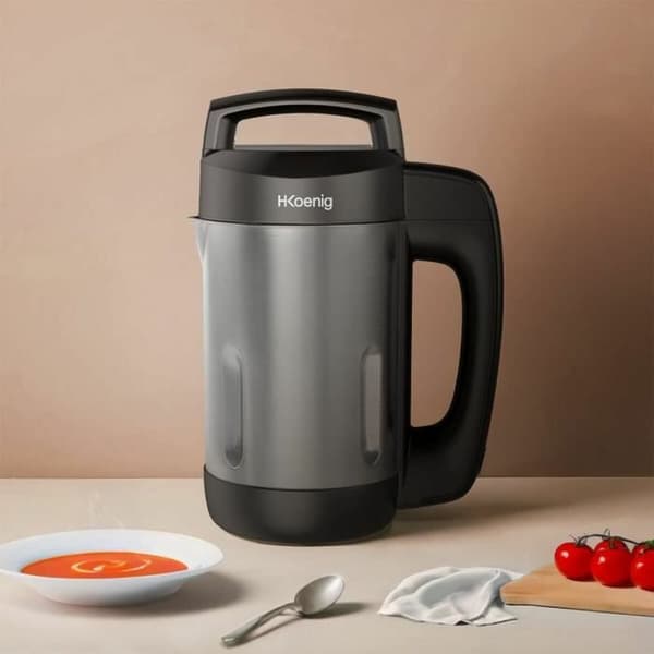 Glasmixer Hkoenig Svart Grå 850 W