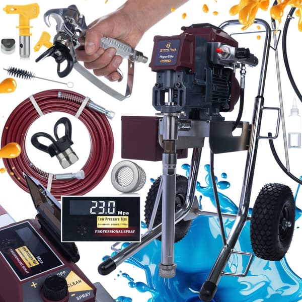 Zenthril Cyclone V maleenhed, 2500W 25Mpa 0,031"", 3,5 L/min, HyperElite-serien