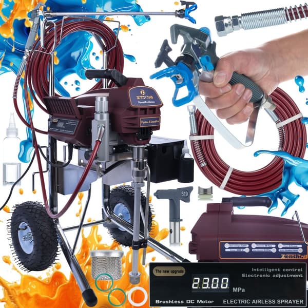 Zenthril Vortex E StandPro -maalauslaite, 3000 W 20 MPa 0,021 tuumaa, 3,5 l/min, PowerXcellence-sarja