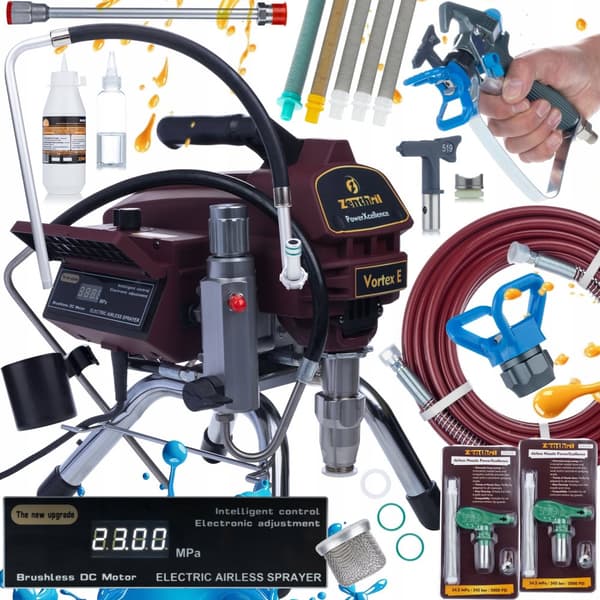 Zenthril Vortex E 3000W målningsenhet plus startpaket