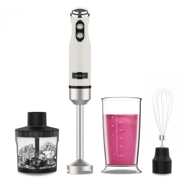 Cecotec stavmixer Power RetroBeige 1200MAX Cream &amp; Crush