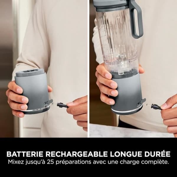 Blender portabel NINJA Blast Max - Silver - BC251EUSL
