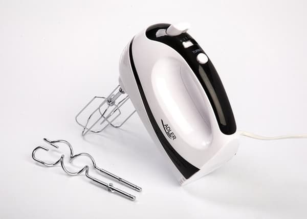 Adler AD 4205 Handmixer Svart, Vit 300 W