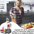 Miniatyrbild 4 av 4: INN Mixeur Blender 1500W Kapacitet på 2L Flera hastigheter Med timer Rostfria stålblad Lätt att rengöra Matberedare