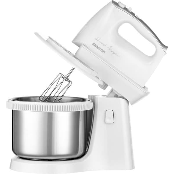 Handvisp med roterande skål - SENCOR - SHM6206SS - 500W - Silver