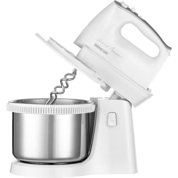 Handvisp med roterande skål - SENCOR - SHM6206SS - 500W - Silver