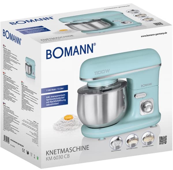 Bomann KM 6030 CB matberedare 1100 W 5 L Mintfärg