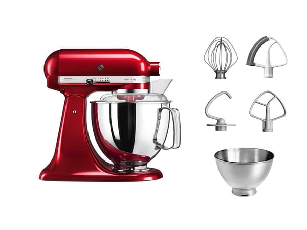 KitchenAid Artisan matberedare 300 W 4,8 L Röd