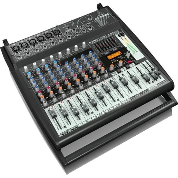 Behringer PMP500, 12 kanaler, 20 - 20000 Hz, 2000 Ohm, 390 mm, 425 mm, 122 mm