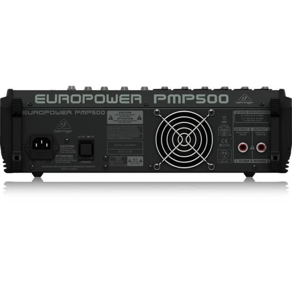 Behringer PMP500, 12 kanaler, 20 - 20000 Hz, 2000 Ohm, 390 mm, 425 mm, 122 mm