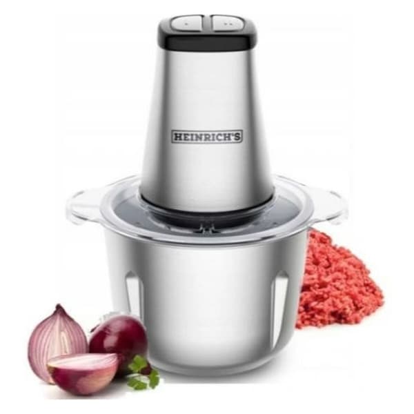 Kop-blender Heinrich's HMZ 8849 Grå Sølvfarvet 500 W 2 L