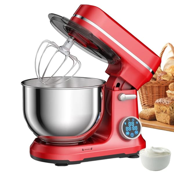 Køkken Food Stand Mixer, 1200W Effekt, 11 Hastigheder,Rød, EU
