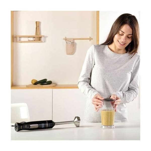 Handmixare - BLACK & DECKER - BXHB800E - 800W - Avtagbar rostfritt stål - Hastighetsreglerare