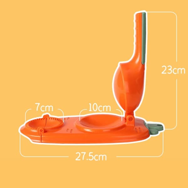 2-i-1-dumplingmaskin, rund dumplingformmaskin, manuell dumplingmaskin