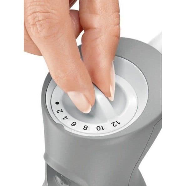BOSCH ErgoMixx 600W stavmixer - Vit/Grå - 12 hastigheter + turbo - Minihackare ingår