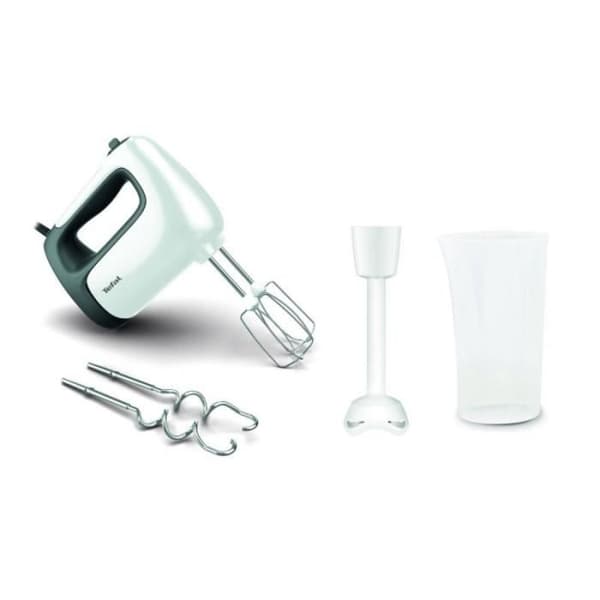 Tefal PrepMix+ Handvisp - 500 W - Glidande knapp med 5 hastigheter + Turbo - TIllbehör ingår: 2 vispar / 2