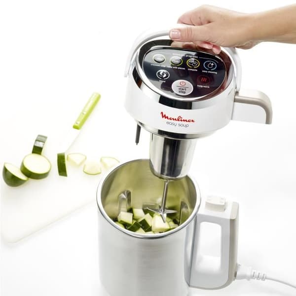 MOULINEX Uppvärmd mixer 1,2L, Soppmixer, Smoothies, Easy Soup, 5 program, Dubbelvägg, Håll varm, 1000W LM841110