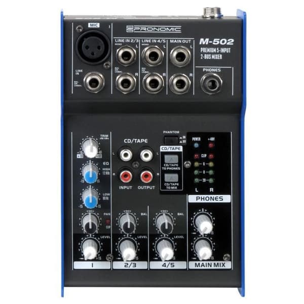 Pronomic M-502 Mixer.